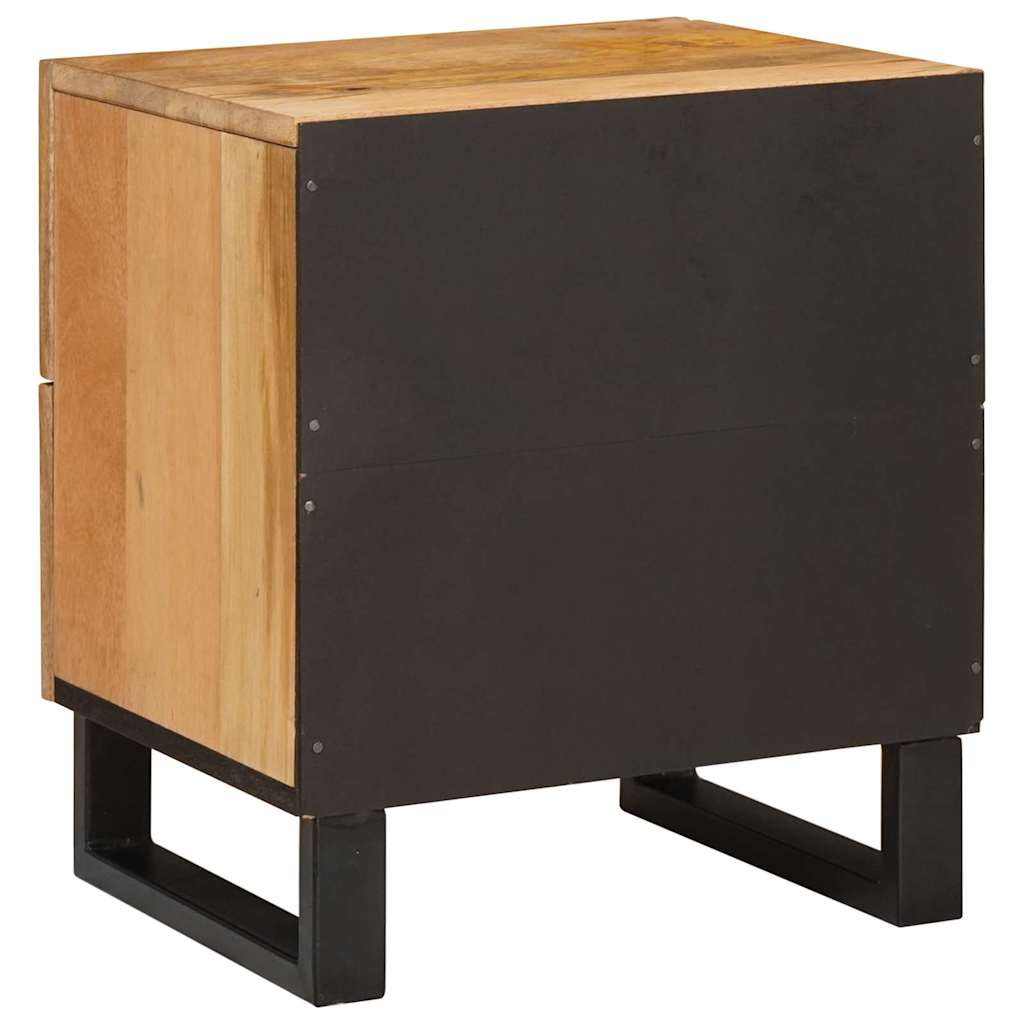 Armadio da Notte con cassetto 2 pcs Naturale 40 x 33 x 46 cm