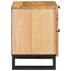 Armadio da Notte con cassetto 2 pcs Naturale 40 x 33 x 46 cm