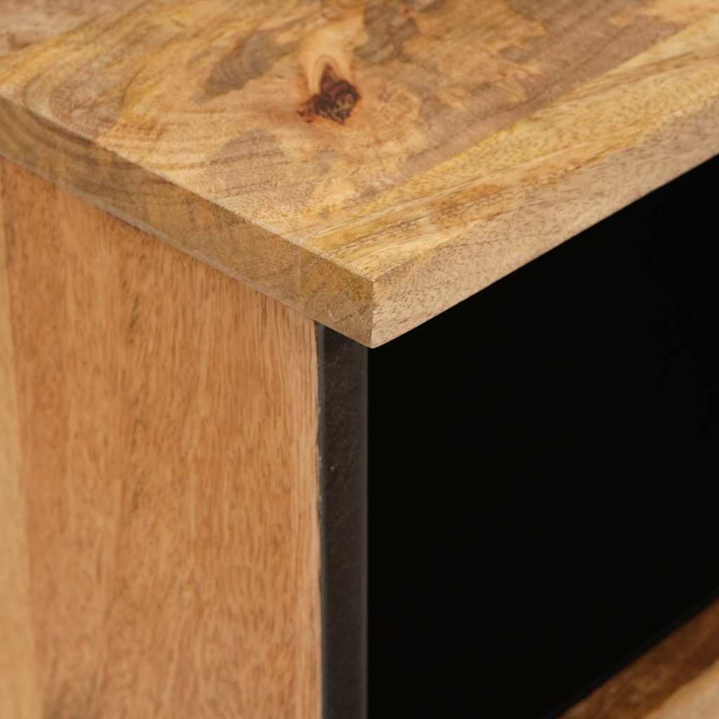 Armadio da Notte con cassetto 2 pcs Naturale 40 x 33 x 46 cm
