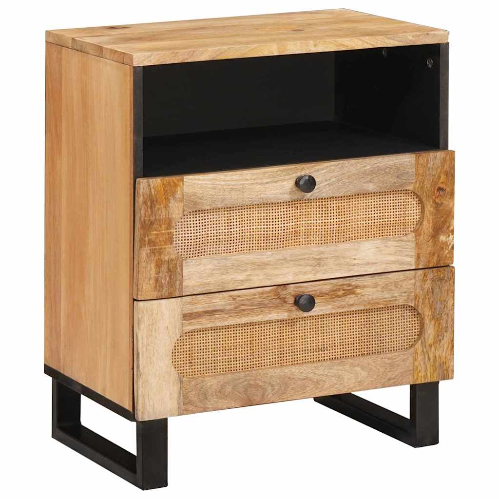 Armadio da Notte con cassetto Naturale 50 x 33 x 62 cm