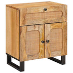 Armadio da Notte con cassetto Naturale 50 x 33 x 60 cm
