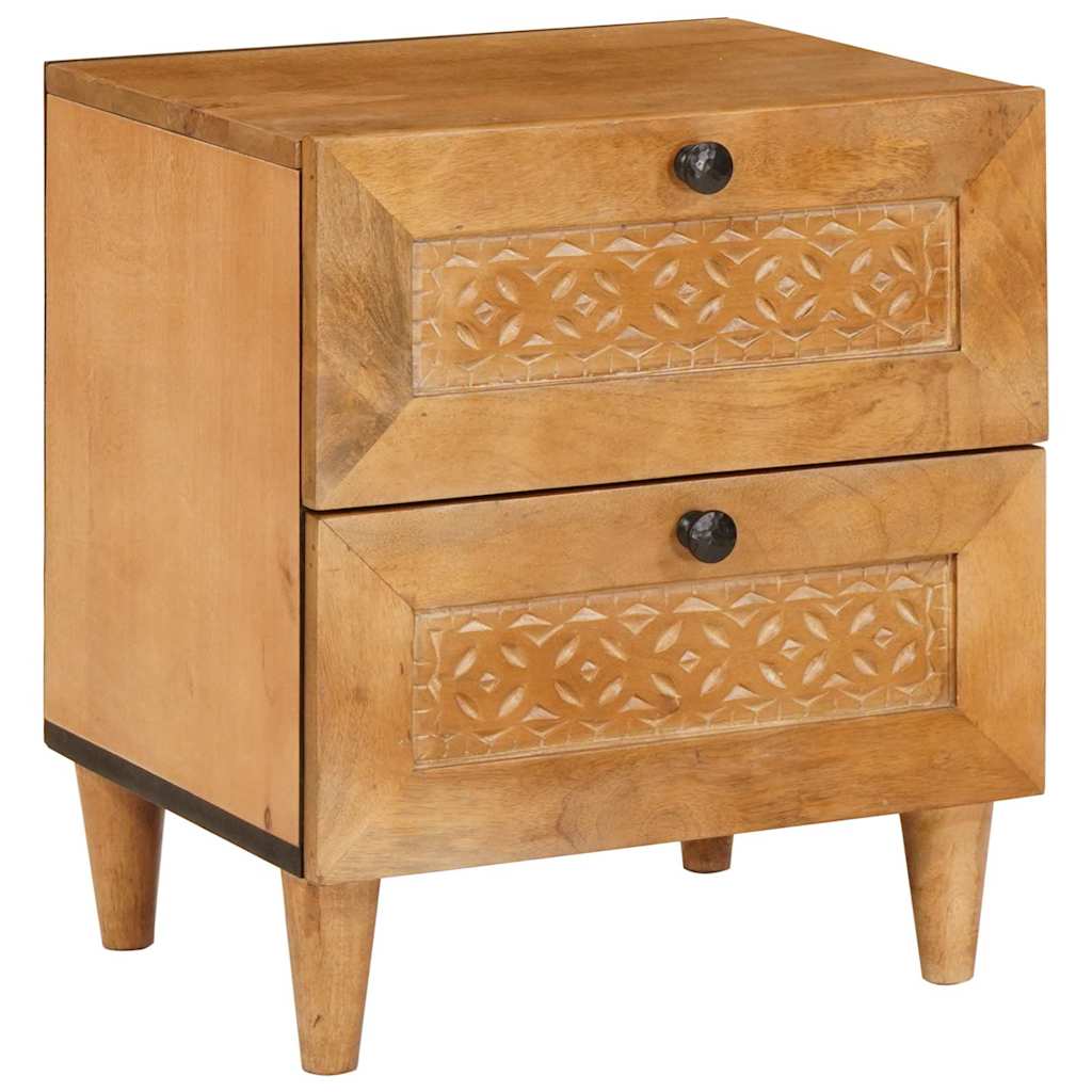 Armadio da Notte 2 pcs Marrone Chiaro 40 x 33 x 46 cm