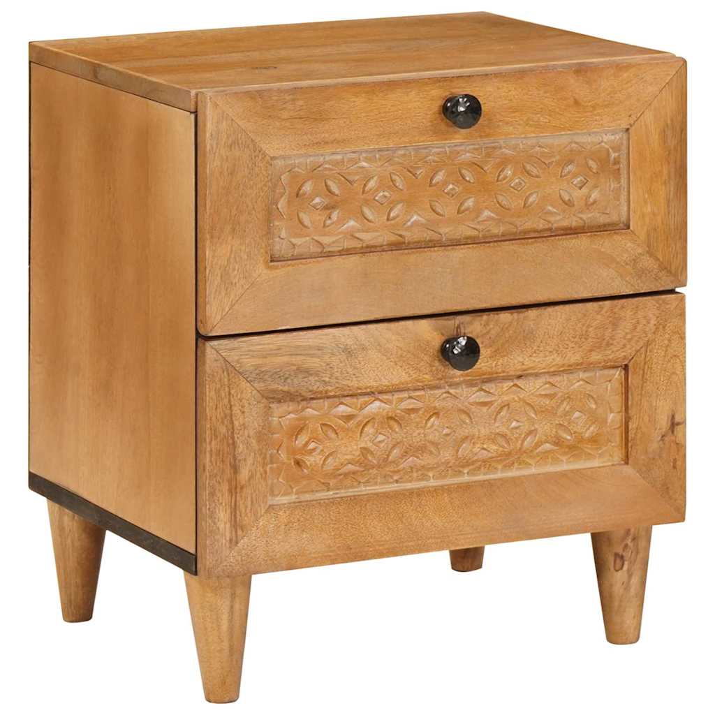 Armadio da Notte 2 pcs Marrone Chiaro 40 x 33 x 46 cm