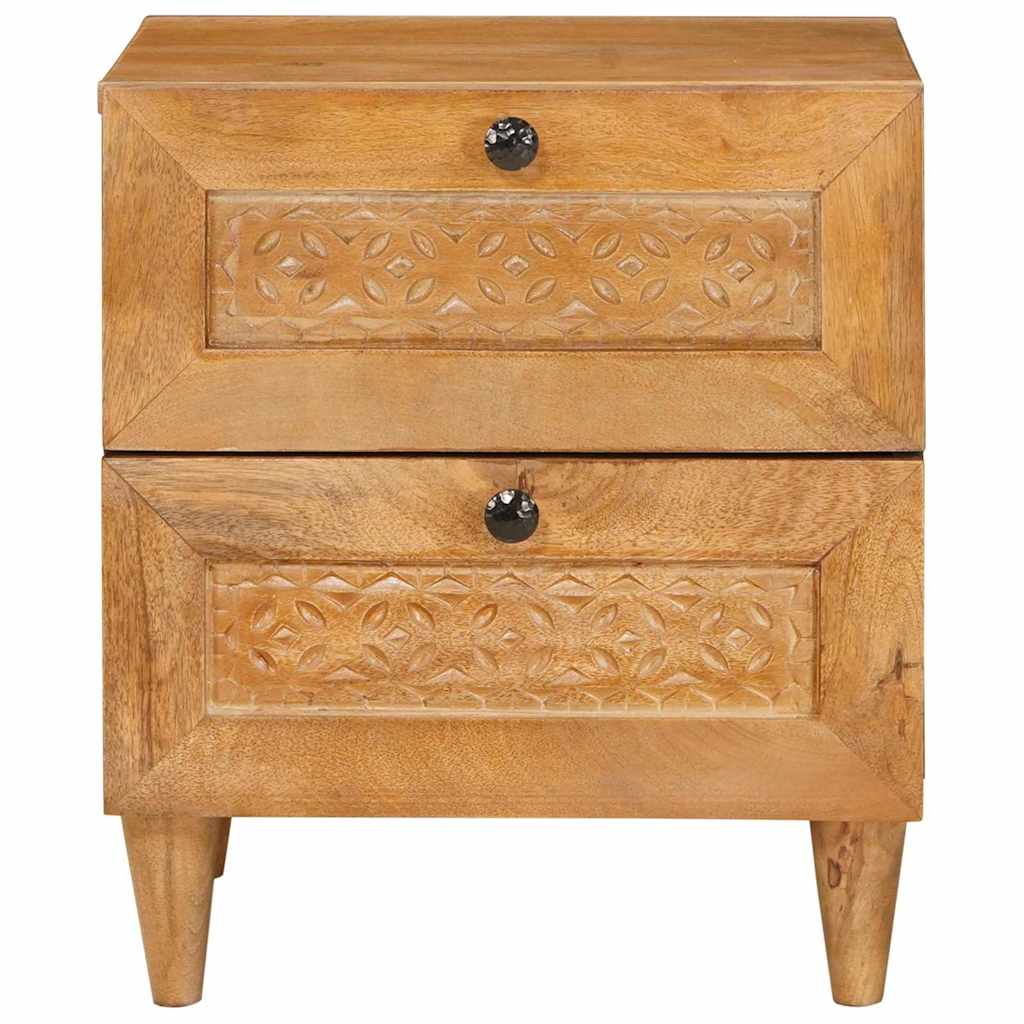 Armadio da Notte 2 pcs Marrone Chiaro 40 x 33 x 46 cm