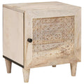Armadio da Notte Bianco 80 x 50 x 40 cm Legno ingegnerizzato