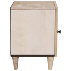Armadio da Notte Bianco 80 x 50 x 40 cm Legno ingegnerizzato
