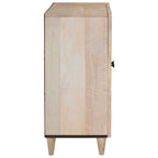 Credenza Bianco 60 x 33 x 75 cm legno massello di mango