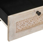 Armadio da Notte 2 pcs Bianco 40 x 33 x 46 cm