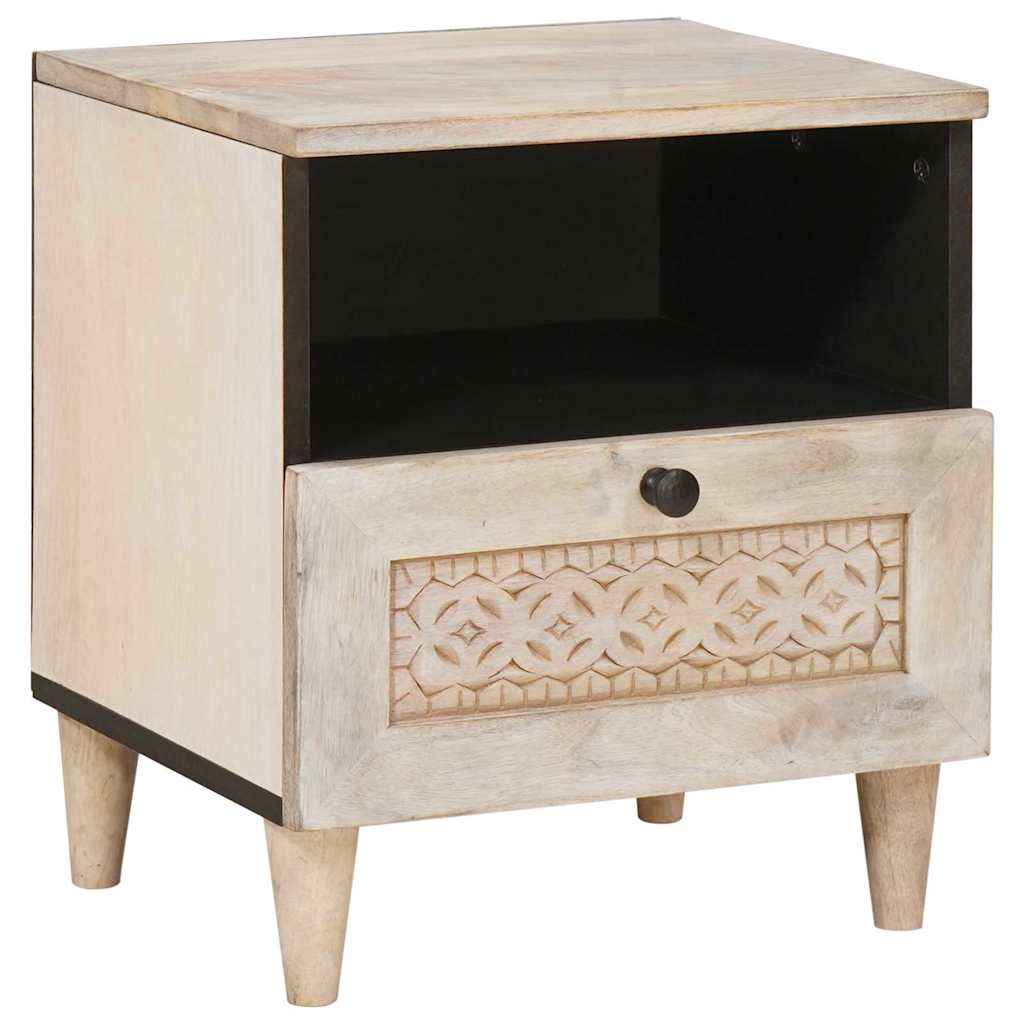 Armadio da Notte 2 pcs Bianco 40 x 33 x 46 cm