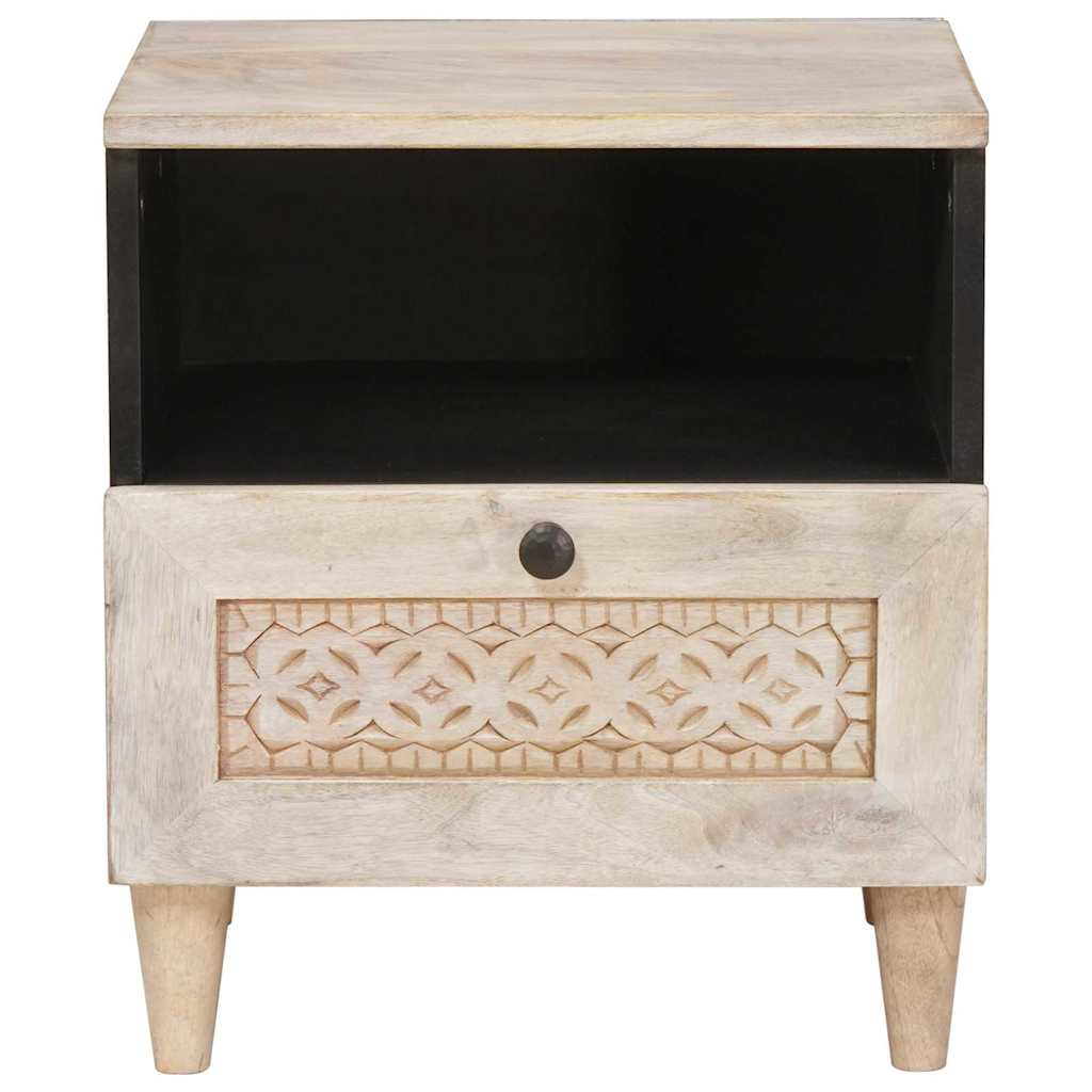 Armadio da Notte 2 pcs Bianco 40 x 33 x 46 cm