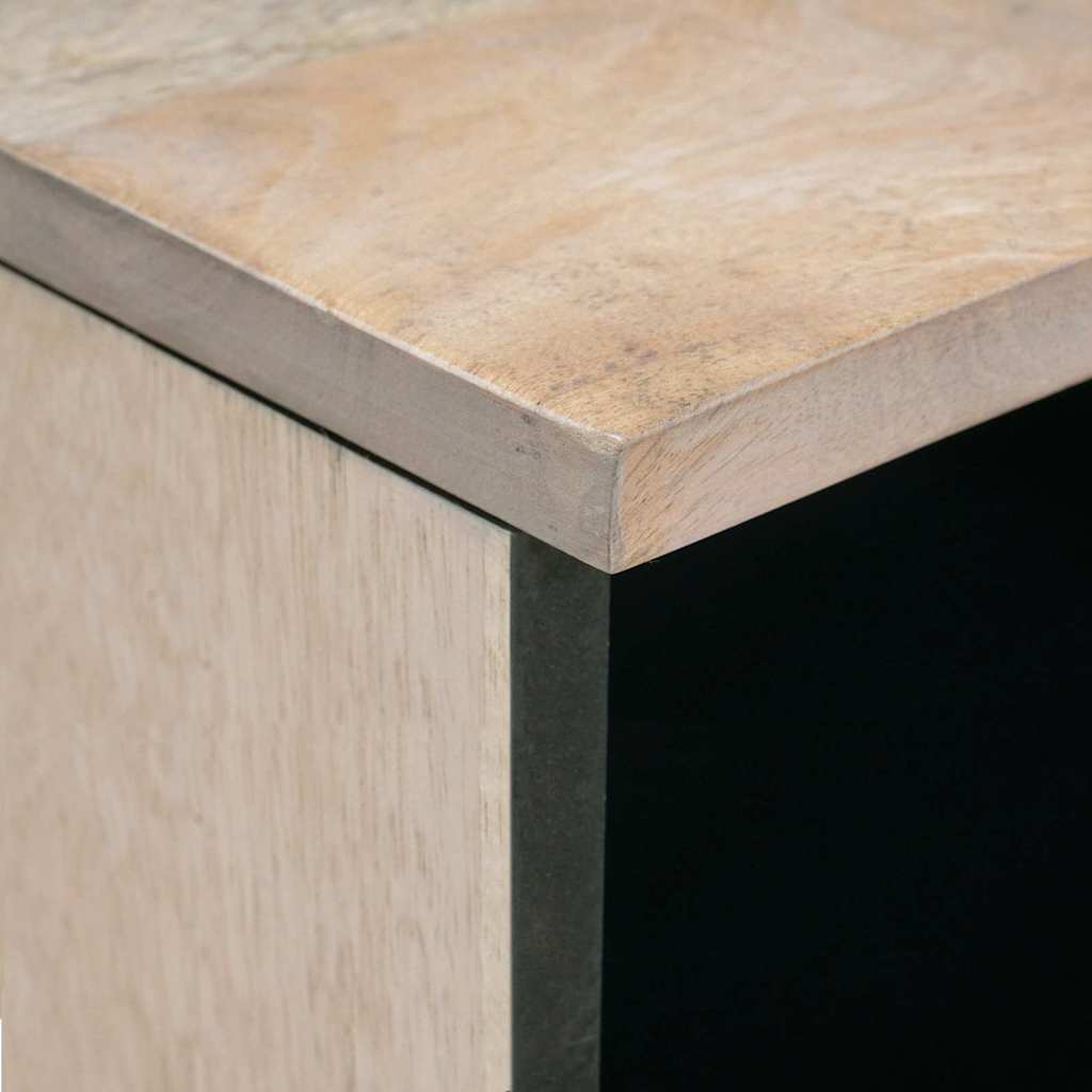 Tavolino da salotto Bianco Sbiancato 80 x 54 x 40 cm