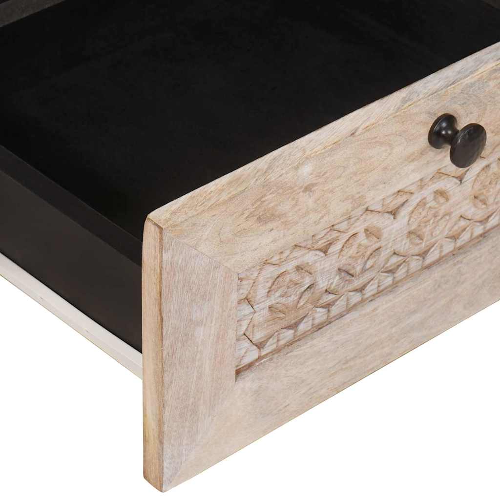 Tavolino da salotto Bianco Sbiancato 80 x 54 x 40 cm