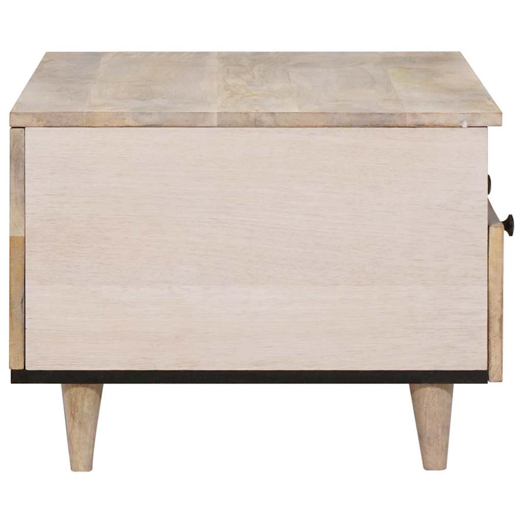 Tavolino da salotto Bianco Sbiancato 80 x 54 x 40 cm