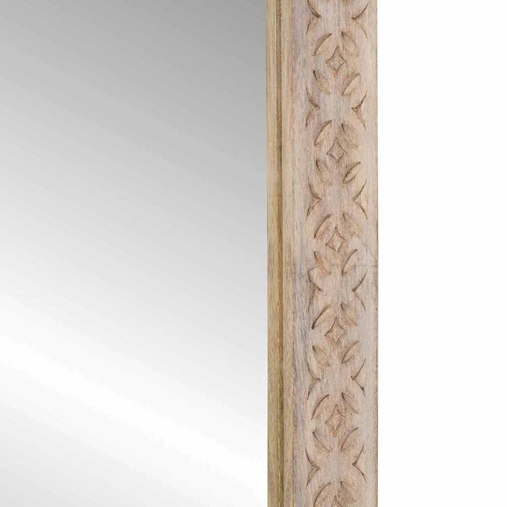 specchio da parete Rettangolare Bianco Sbiancato 70 x 50 cm