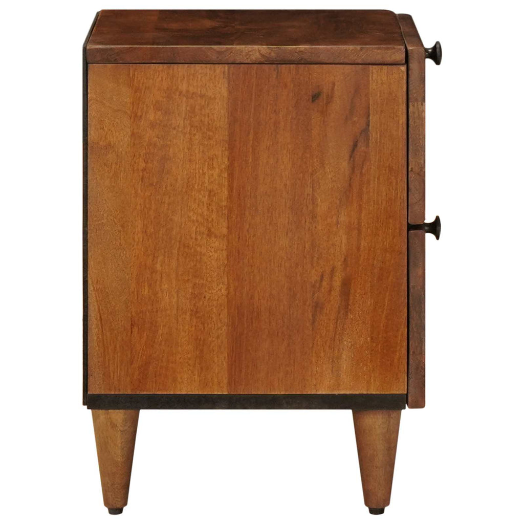 Armadio da Notte con cassetto Marrone 40 x 33 x 46 cm