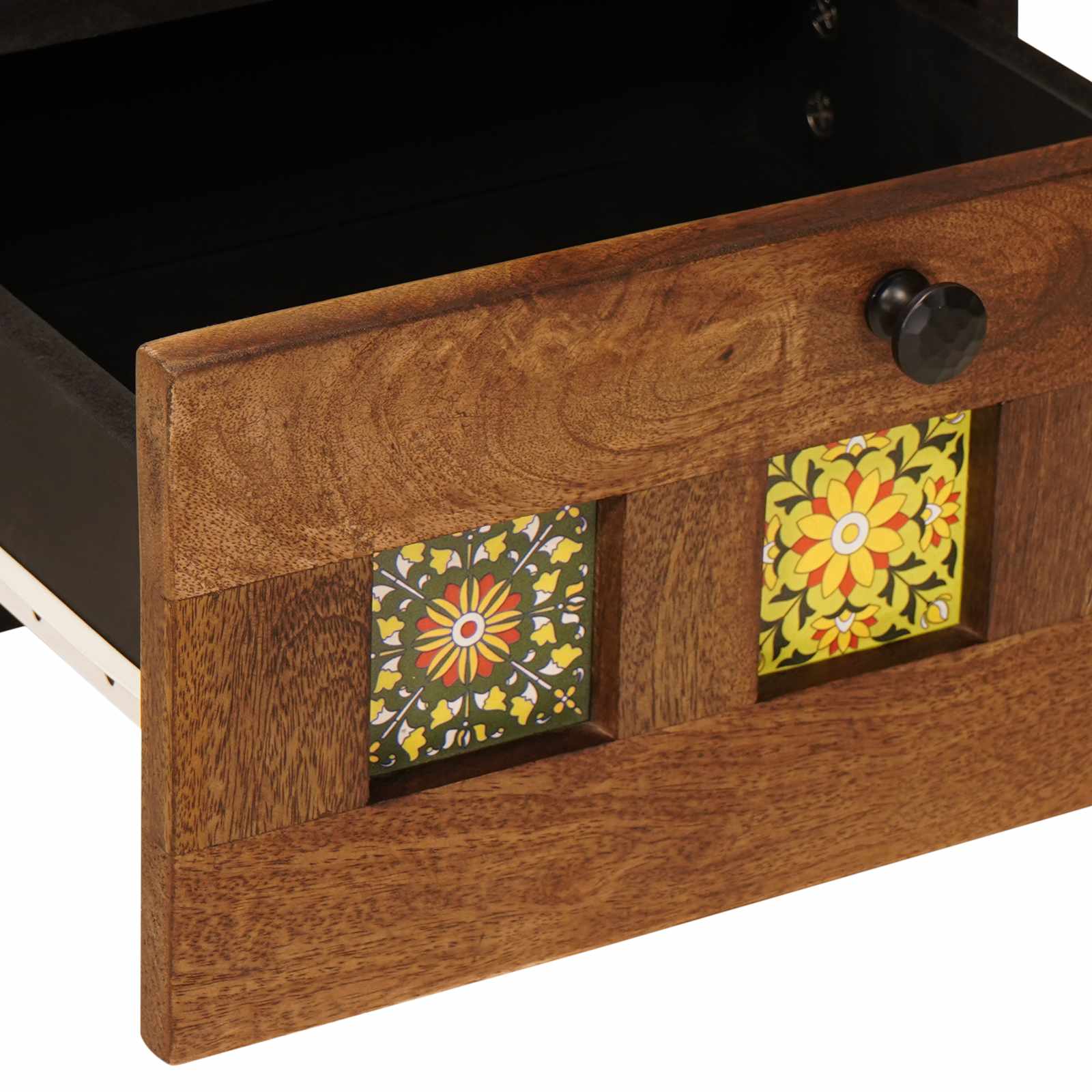 Armadio da Notte con cassetto 2 pcs Marrone 40 x 33 x 46 cm