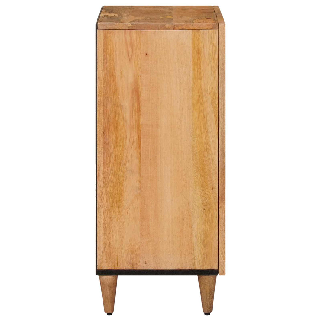 Credenza Naturale 60 x 33 x 75 cm Legno di mango massello