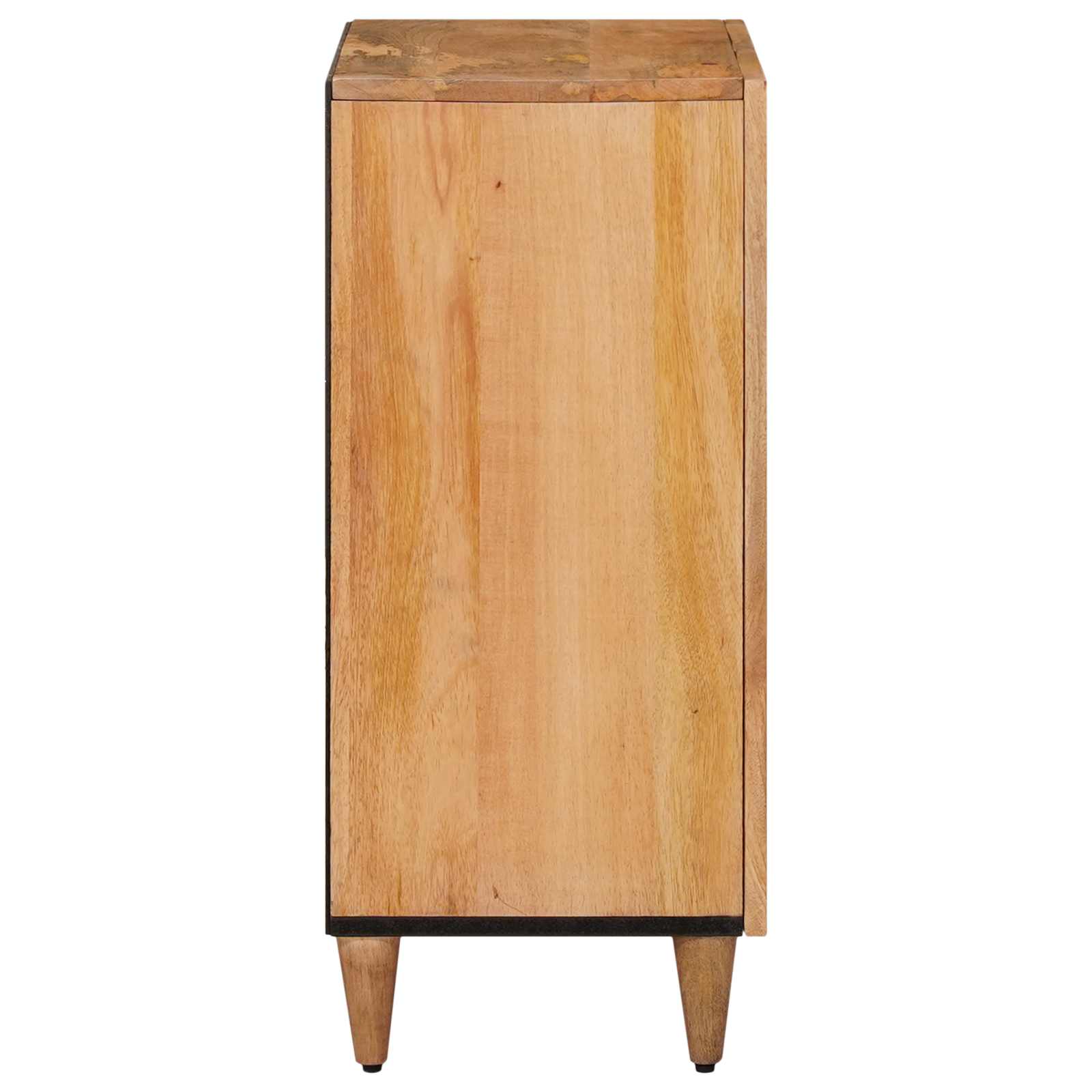 Credenza Naturale 60 x 33 x 75 cm Legno di mango massello