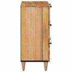 Credenza Naturale 60 x 33 x 75 cm Legno di mango massello