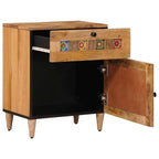 Armadio da Notte con cassetto Naturale 50 x 33 x 60 cm