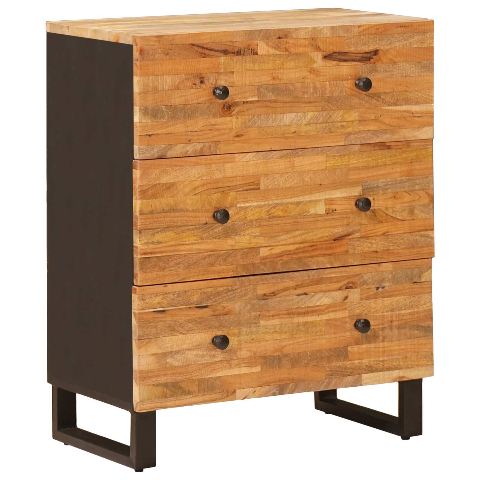 Credenza con Ripostiglio Marrone 60 x 33 x 75 cm
