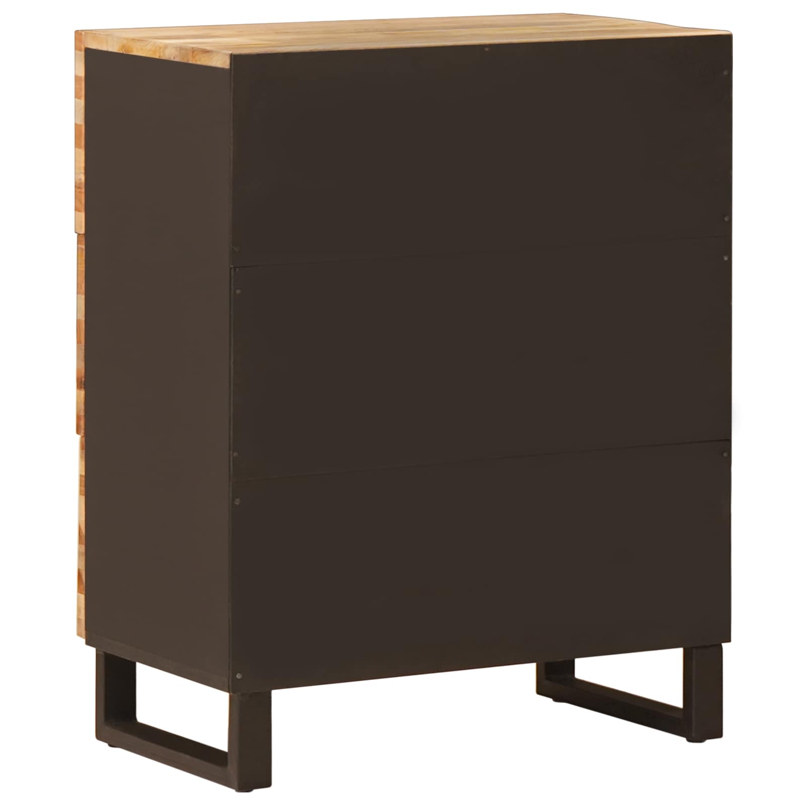 Credenza con Ripostiglio Marrone 60 x 33 x 75 cm