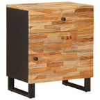 Mobiletto da Letto con cassetto Marrone 50 x 33 x 60 cm