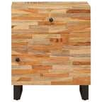 Mobiletto da Letto con cassetto Marrone 50 x 33 x 60 cm