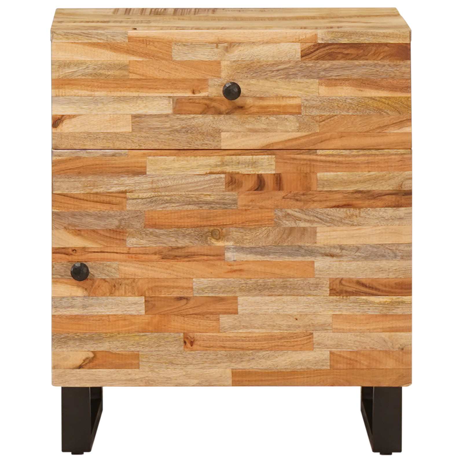 Mobiletto da Letto con cassetto Marrone 50 x 33 x 60 cm