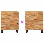 Mobiletto da Letto con cassetto Marrone 50 x 33 x 60 cm