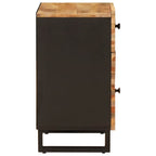 Mobiletto da Letto con cassetto Marrone 50 x 33 x 60 cm