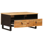 Tavolino da salotto con cassetto Marrone 80 x 54 x 40 cm