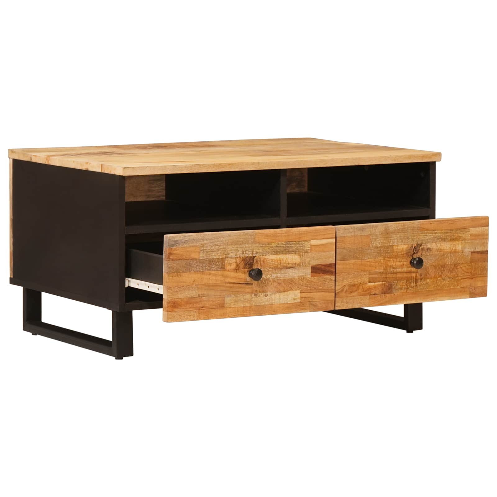 Tavolino da salotto con cassetto Marrone 80 x 54 x 40 cm