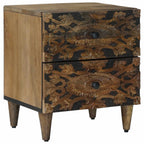Armadio da Notte con cassetto Marrone 40 x 33,5 x 46 cm