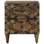 Armadio da Notte con cassetto Marrone 40 x 33,5 x 46 cm