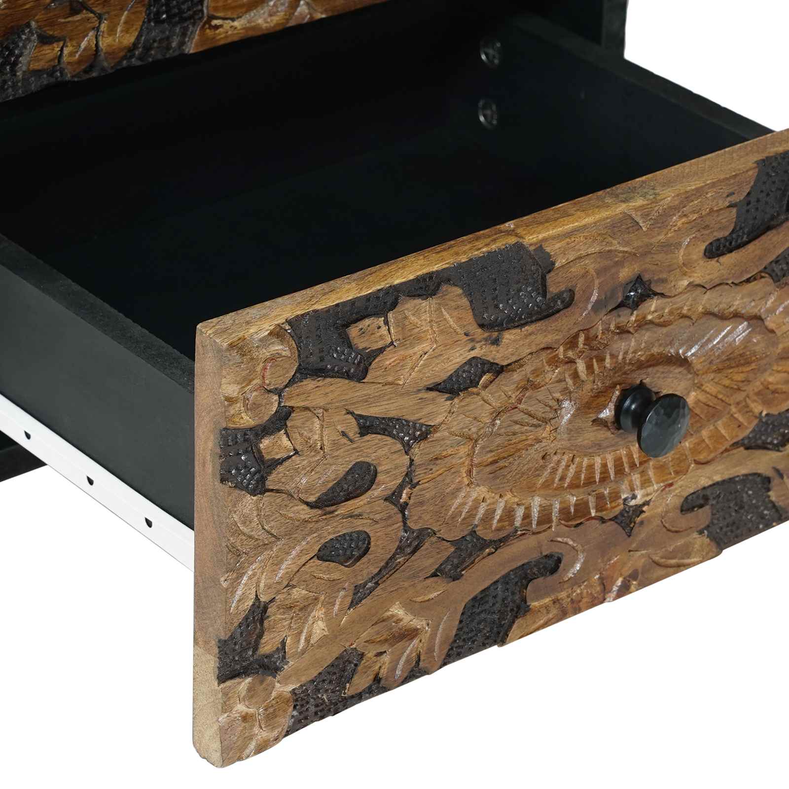 Armadio da Notte con cassetto 2 pcs Marrone 40 x 33,5 x 46 cm