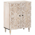 Credenza con Ripostiglio Bianco 60 x 33,5 x 75 cm