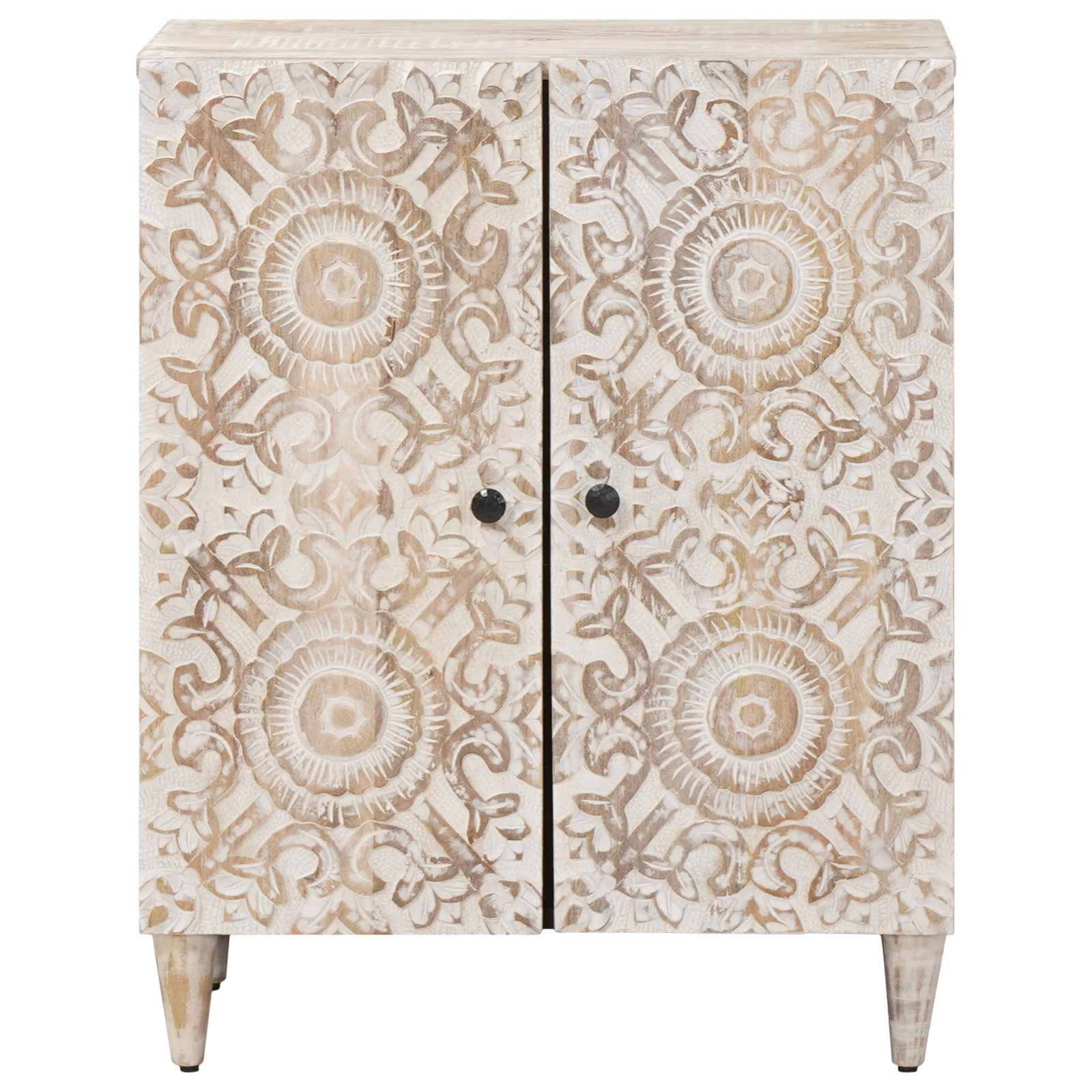 Credenza con Ripostiglio Bianco 60 x 33,5 x 75 cm