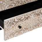 Credenza con Ripostiglio Bianco 60 x 33,5 x 75 cm