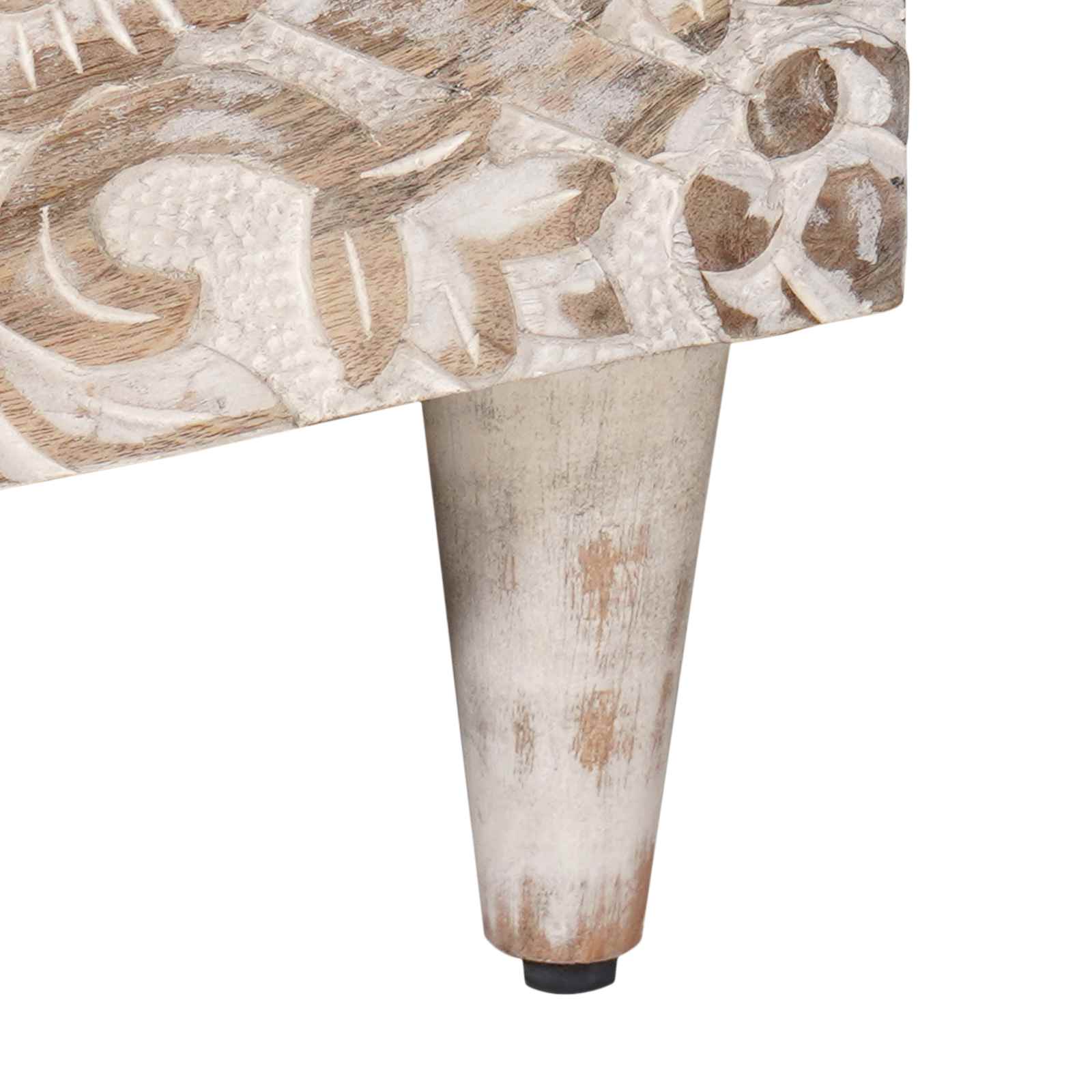 Credenza con Ripostiglio Bianco 60 x 33,5 x 75 cm