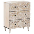 Credenza con Ripostiglio Bianco 60 x 33,5 x 75 cm