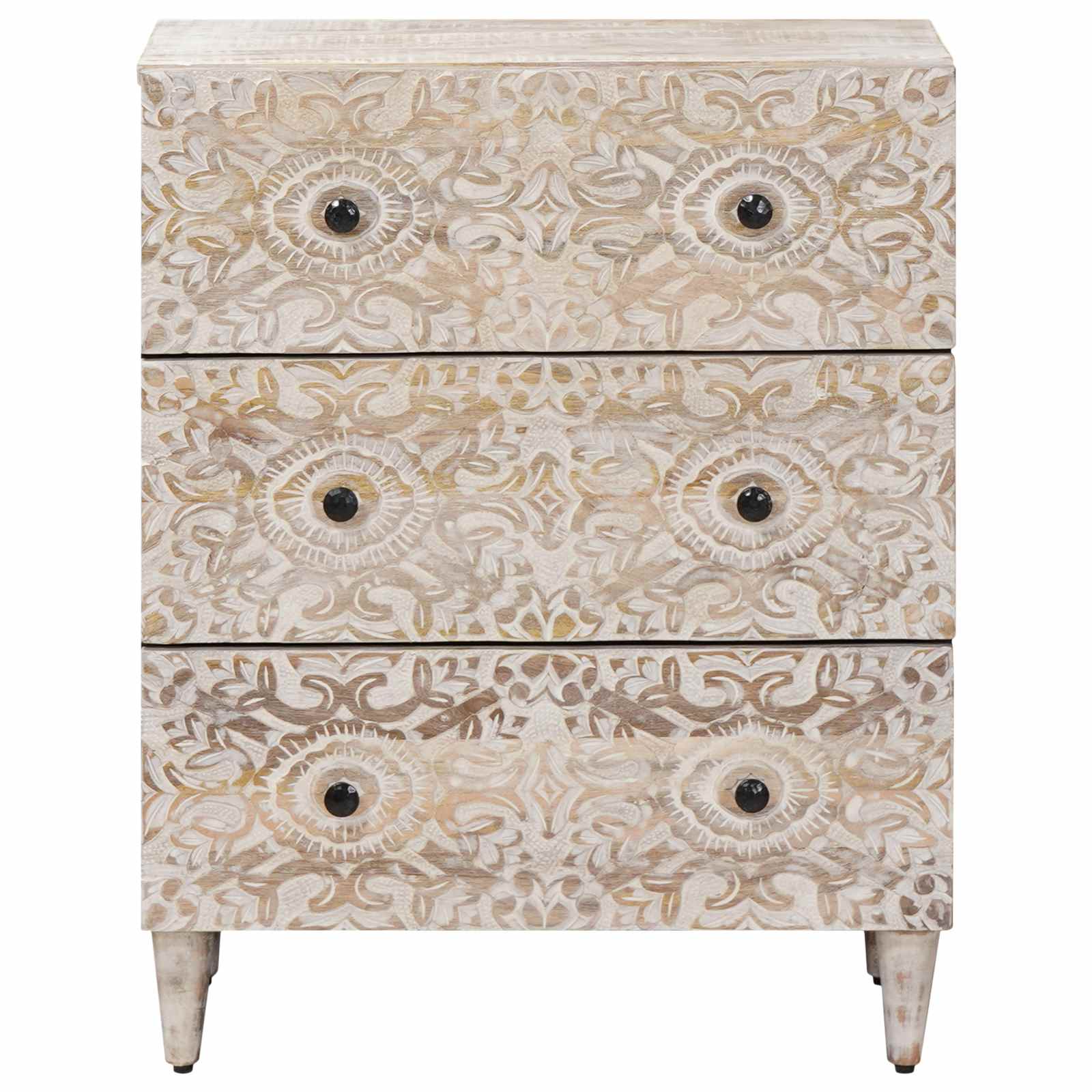 Credenza con Ripostiglio Bianco 60 x 33,5 x 75 cm