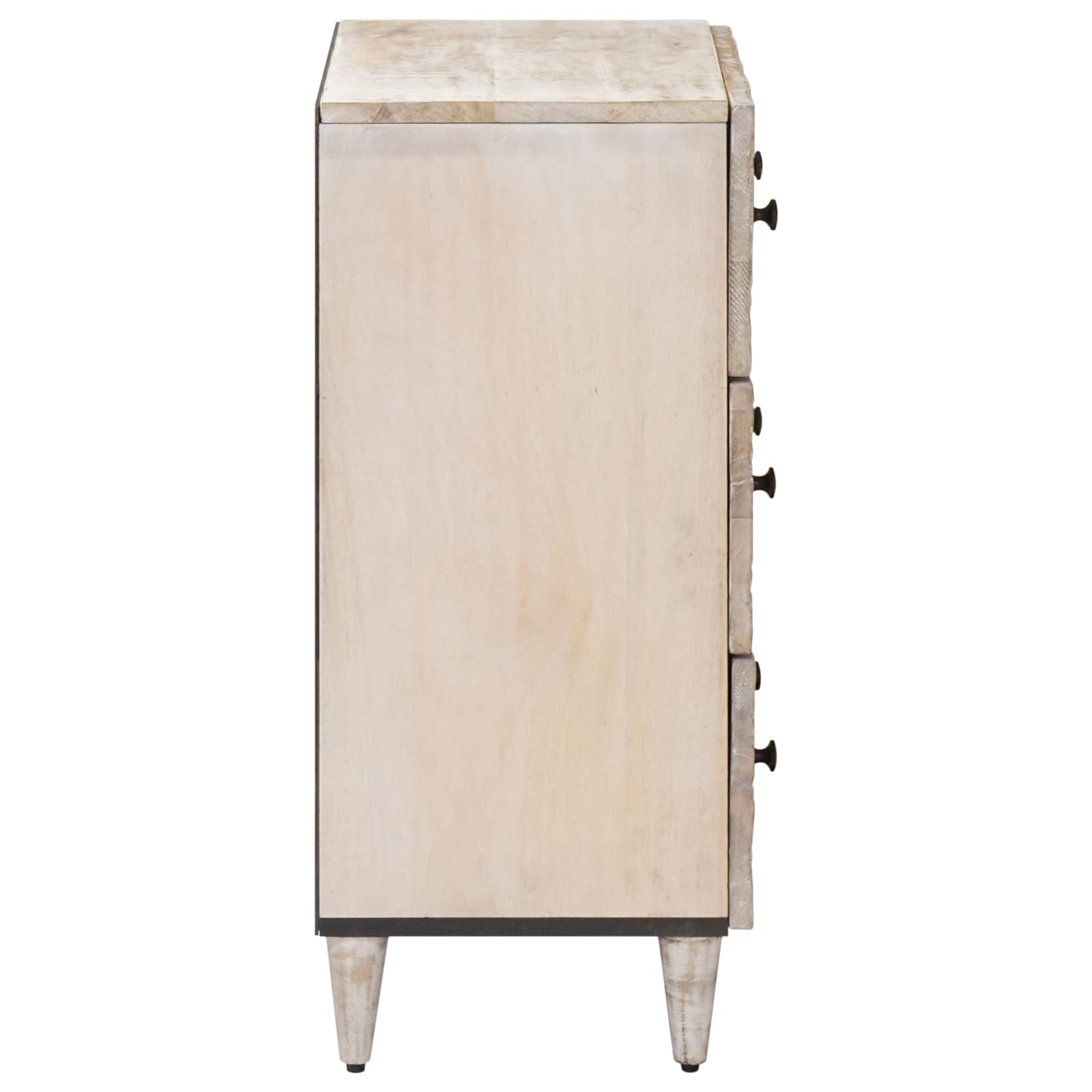 Credenza con Ripostiglio Bianco 60 x 33,5 x 75 cm