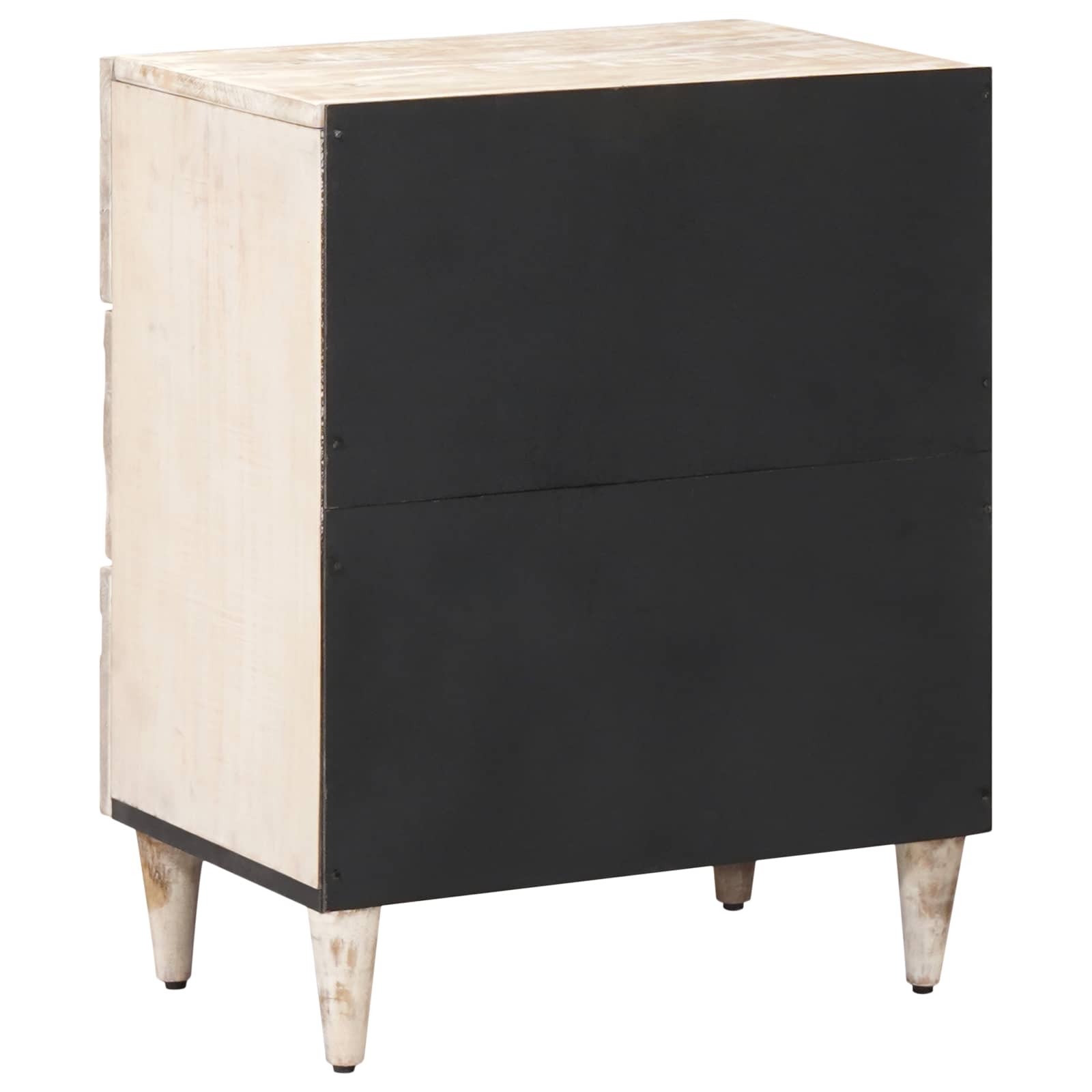 Mobiletto da Letto con cassetto Bianco 50 x 33 x 60 cm
