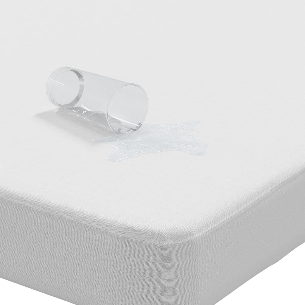 Coprimaterasso Bianco 120x200 cm Impermeabile