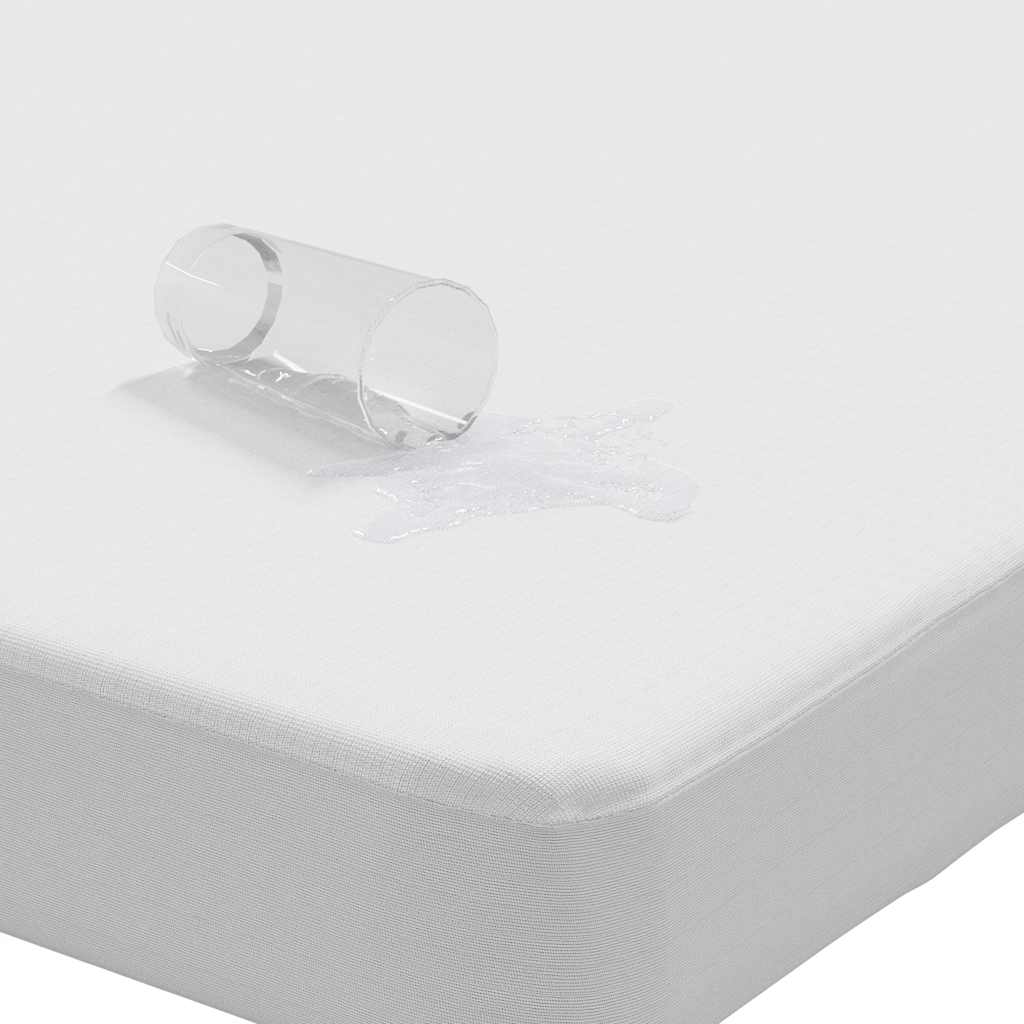 Coprimaterasso Bianco 140x220 cm Impermeabile