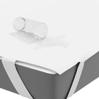 Coprimaterasso Bianco 90x190 cm Impermeabile