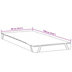 Coprimaterasso Bianco 90x190 cm Impermeabile