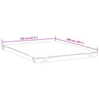 Coprimaterasso Bianco 120x200 cm Impermeabile