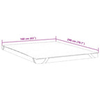 Coprimaterasso Bianco 160x200 cm Impermeabile
